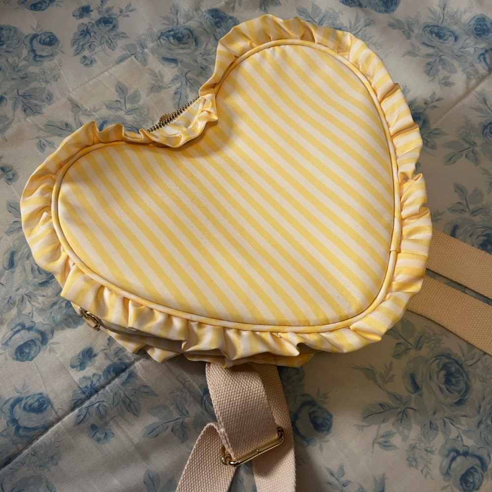 Stoney Clover Lane yellow heart backpack